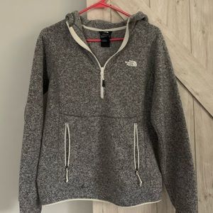 Women’s North Face- quarter zip hooded